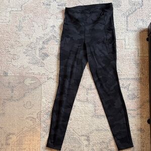 lululemon athletica Black Camo Leggings